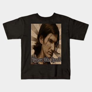 Vintage Classic Townes Van Zandt Kids T-Shirt